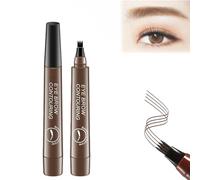 Lightsbetter Waterproof Brow Pen, Lightsbetter Eyebrow, Precisely My Brow Pencil, Tint My 4 Tip Brow Waterproof, 4 Tipped Precise Brow Pen, Lasting Smudge Proof (dark brown)