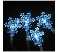 LightsGo Battery Powered Powered snowflake shape Indoor LED Fairy Lights 20LEDs 2M (Cool White)