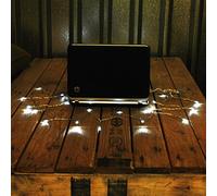 LightsGo USB powered Fairy Lights (50 LED 3m, Cool White) Decoration lighting for electronics or portable fairy lights with power bank