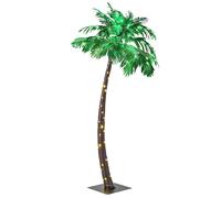 Lightshare 7 Feet Lighted Palm Tree, 96LED Lights, Decoration For Home, Party, Christmas, Nativity, Pool