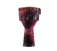 Lightweight 10-inch African Drum Adult Beginner Composite Carbon Fiber Hand Drum Instrument African Drum for Beginners (Color : E)