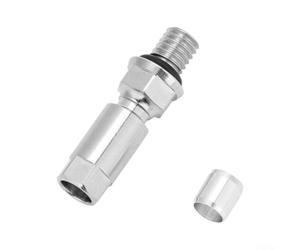 Lightweight 10g Hydraulic Joint Bolt M6x1.0 Silver | Direct-mount design, fits for sram E9/XX/X0, ensures leak-free hydraulic connection, precise M6x1.0 thread