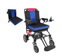 Lightweight 12 Miles Electric Wheelchairs for Adults, All Terrain Compact Portable Power Wheelchair, 220lb Foldable Lightweight Motorized Wheelchair for Home,One Size