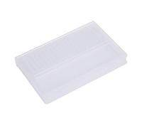Lightweight 20 Slots Clear Nail Drill Bit Brush Storage Box Holder Container Manicure Display Nail Tools Small Storage Boxes