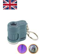 Lightweight 20x Pocket Microscope - LED & UV Built-in - Perfect for Exploration