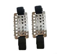 Lightweight 26-Tooth Ice Crampons with Steel Spikes for Safe Walking on Icy Surfaces, Adjustable Rubber Straps for Secure Fit