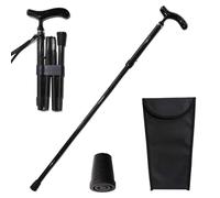 Lightweight 260g Carbon Fiber Walking Cane 5-Section Folding Seniors，A21