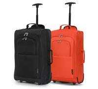 Lightweight 2x Set easyJet Premium plus 55x35x20 Cabin Hand Luggage Trolley Bags