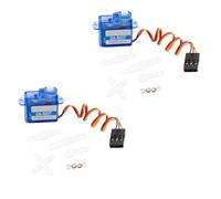 Lightweight 3.7G 4.3G Miniature Servos for Fixed Wing Aircraft with Hollows Cup Motor and Transparents Blue Case Digital Tiny Motor