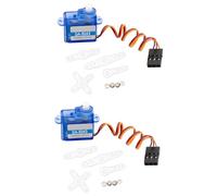 Lightweight 3.7G 4.3G Miniature Servos for Fixed Wing Aircraft with Hollows Cup Motor and Transparents Blue Case Tiny Motor