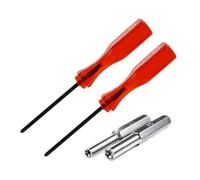 Lightweight 3.8mm / 4.5mm / 2.0mm + / 2.5mm Y 4 Tool Steel Screwdriver Collection for Video Game Hardware Repair Modification Handheld Tool for Retro Gaming Devices Cartridges Disassembly