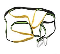 Lightweight 34 Step Boat Ladder Foldable Rope with Reinforced Fiber Tubes for Kayak and Inflatable Boat Access, Supports Up to 1000 lbs Load Capacity (3 Step Green)