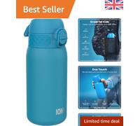 Lightweight 400ml Leak-Proof Steel Kids Water Bottle - Dishwasher Safe Design