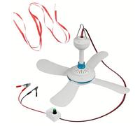 Lightweight 5W 12V-85V Portable Hanging Fan Feature White 4pcs Perfect for Outdoor Camping Event Fly Fan