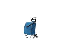 Lightweight 6-Wheel Stair Climbing Trolley, Folding Grocery Cart(Blue)