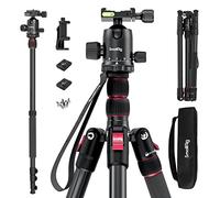 SmallRig Camera Tripod 78" Aluminum Tripod Ball Head Monopod Max Load 33lbs/15kg