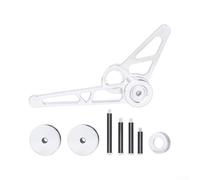 Lightweight 80g Chain Adjuster For 1-6 Speed Internal Hub | Extra-long design, supports large gear range, includes multiple axle shafts, fits 1-6 speed hubs, for versatile use(Silver)