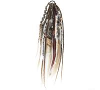 Lightweight 80g Dirty Braid Extension Elastic Band(Mixed Color) | Stylish matte braid design, 60cm length, for trendy look for daily wear, synthetic fiber