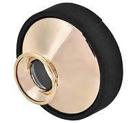 Lightweight ABS Alto Saxophone Mute for Silent Practice Portable Gold Sax Mute with Sound Reduction Function for Jazz Classical and Studio Use