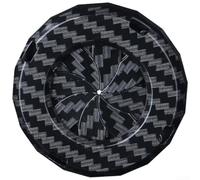 Lightweight ABS Carbon Fiber Engine Start Stop Button Cover with Rotary Switch and Protective Ring for Car, Adds Sporty Touch and Protection