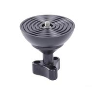 Lightweight ABS Hemispherical Base Adapter for Tripod Systems Supporting Frequent Setup Changes and On-the-Go Use