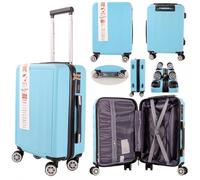 Lightweight ABS Under seat Hard Cabin Suitcase Detachable Wheels - 45x36x20cm | Cabin Approved EasyJet, Jet2, British Airways & More