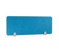 Lightweight Acoustic Desk Privacy Panel Divider Noise Reducing Table Partition with Support Feet Blue 30x60cm Ideal for Home Office and Study Spaces