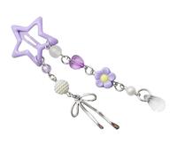 Lightweight Acrylic Star Hair Clip Elegant Star Hair Clip With Bowknot Bead Enhances Your Look With A Sweet Vibes