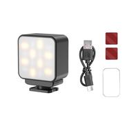 Lightweight Action Camera Lighting Solution Fill Light For Pocket 3 Camera With Easy Mounting Adjustable Brightness
