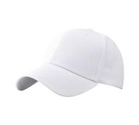 Lightweight Adjustable Baseball Caps for Unisex Solid Color Duck Hat Trend Personality Outdoor Print Breathable Mesh Hat Beach Umbrellas for Sand Heavy Duty Wind Portable (White, One Size)