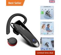 Lightweight Adjustable Bluetooth Headset for Clear Calls - 60 Days Standby