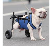 Lightweight Adjustable Dog & Cat Wheelchair - Customizable Mobility Aid for Paralyzed Pets Enhanced Stability Comfort & Support for Back Leg Injury Recovery