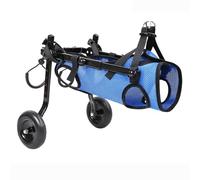Lightweight Adjustable Dog Wheelchair for Disabled Pets Small Size Blue - Pet Mobility Aid Comfortable Support for Dogs Perfect for Injured or Aging Animals