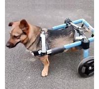 Lightweight Adjustable Dog Wheelchair for Small, Medium & Large Bs - Arthritis Support Brace for Enhanced Mobility & Exercise (Size S)