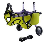 Lightweight Adjustable Pet Wheelchair for Back Legs - 2-Wheel Dog Cart for Small Dogs (4-9 kg) - Easy Mobility Solution for Active Pets