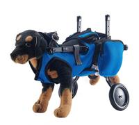 Lightweight Adjustable Pet Wheelchair for Back Legs - 2-Wheel Dog Cart for Small Dogs (4-9 kg) - Support Mobility & Walking for Disabled Pets