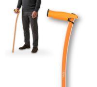 Lightweight Aerospace Aluminium Walking Stick For Men & Women (Orange, M)