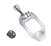 Lightweight Alloy Bike Stem Cap 56g CNC Machined | for Quick release mechanism, easy folding, secure locking, aluminum alloy, stable ride performance(Silver)