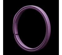 Lightweight Alloy Key Ring Buckle Car Keychain Combining Hard Texture and Resistance for Practical Everyday Use (Purple 26mm)