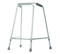 Lightweight Aluminium Bariatric Walking Frame - 860mm to 960mm Adjustable Height - 222kg (35 Stone) Weight Limit - Anti-Slip Rubber Ferrules - Ergonomic Hand Grips