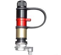 Lightweight aluminium build, for rapid air release, for off-road, fits standard valves, black finish(Long Style One)