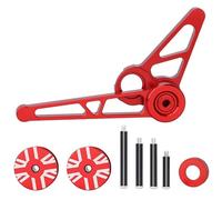 Lightweight Aluminium Chain Tensioner for Brompton 1-6 Speed Union Jack RED