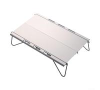 Lightweight Aluminium Folding Table for Camping Hiking, Portable Picnic Desk with Heat Resistant, Compact Backpacking Gear for Outdoor