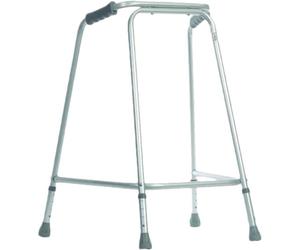 Lightweight Aluminium Walking Frame for Home Use Configuration (No Wheels)