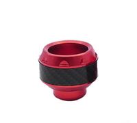 Lightweight Aluminum Alloy Anti-Fall Cups For Motorcycles, Real Carbon Fiber Decoration Crash Protectors, Precision CNC Machined Wheel Sliders(Gray)