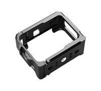 Lightweight Aluminum Alloy Cage Mount Bracket For Action Cameras With Double Cold Shoe Mounts Quick Release Design Multifunctional Camera Cage For Action Cameras