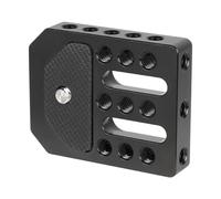 Lightweight Aluminum Alloy Cheese Plate Mount Board For On-Camera Monitors Cage With Expandable 1/4-20 Threaded Holes