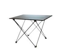 Lightweight Aluminum Alloy Folding Table - Portable Camp Picnic Fishing Table, Foldable Design for Easy Carrying - Ideal for Outdoor Adventures