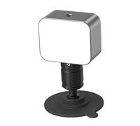 Lightweight Aluminum Alloy LED Fill Light with Cold Shoe Mount 1 / 4inch Hole Ideal for Content Creation Streaming Video Aluminum Camera Light