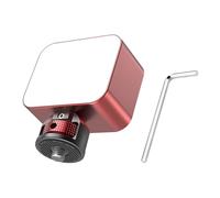 Lightweight Aluminum Alloy LED Fill Light with Cold Shoe Mount 1 / 4inch Hole Ideal for Content Creation Streaming Video Aluminum Camera Light